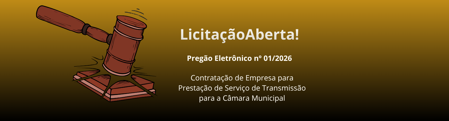 Licitação Aberta: Pregão Eletrônico nº 01/2026