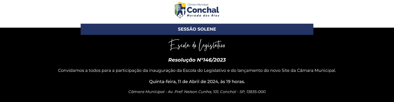 Inauguração Escola do Legislativo